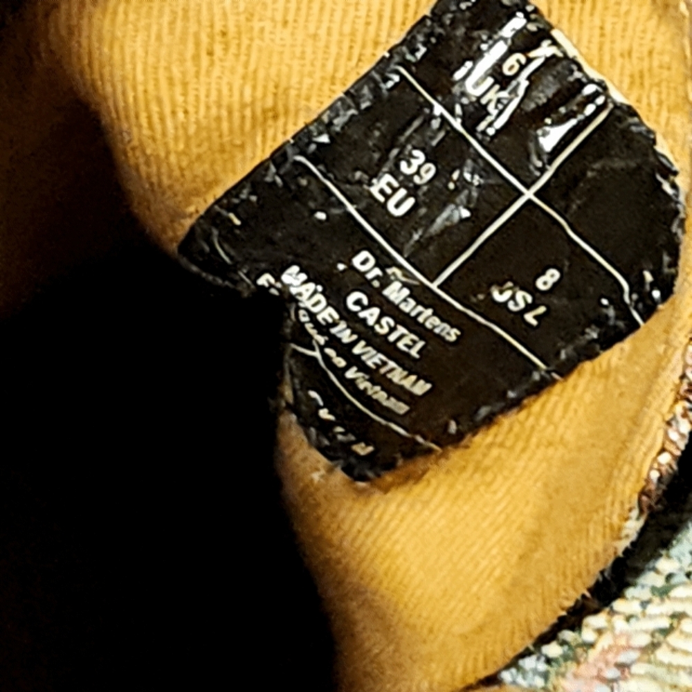 Dr. Martens Floral Lace Up Boots - Picture 12 of 12
